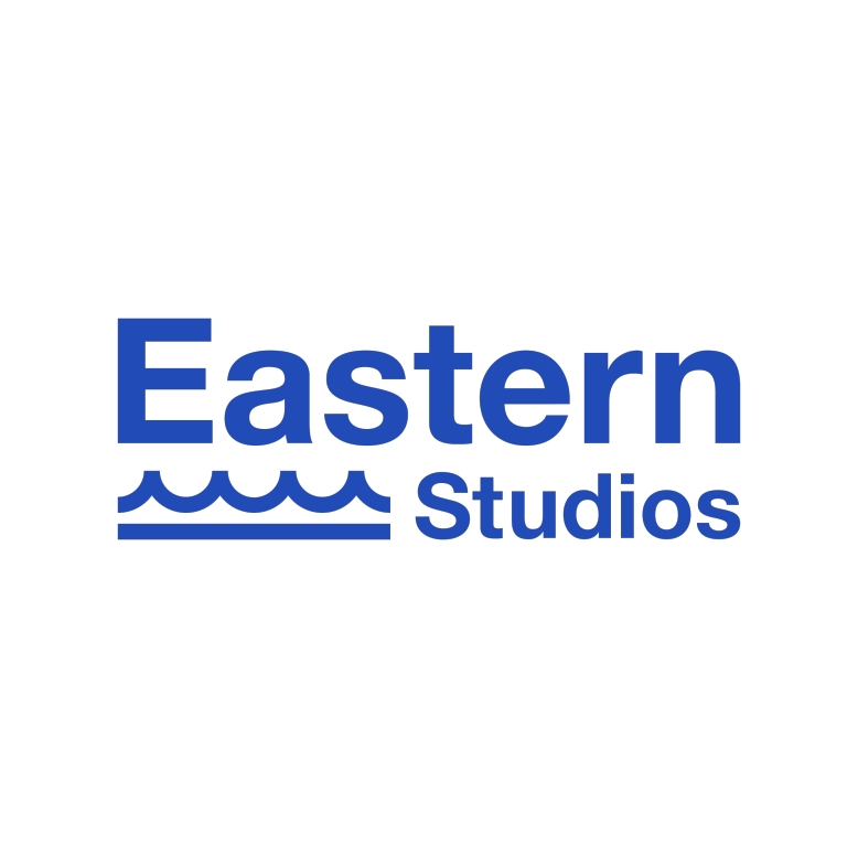 Eastern Studios - Blue on White